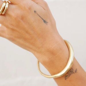 SYNCHRONICITY BANGLE | BRASS by Cashmere Cactus - NEW without tags, but in box
